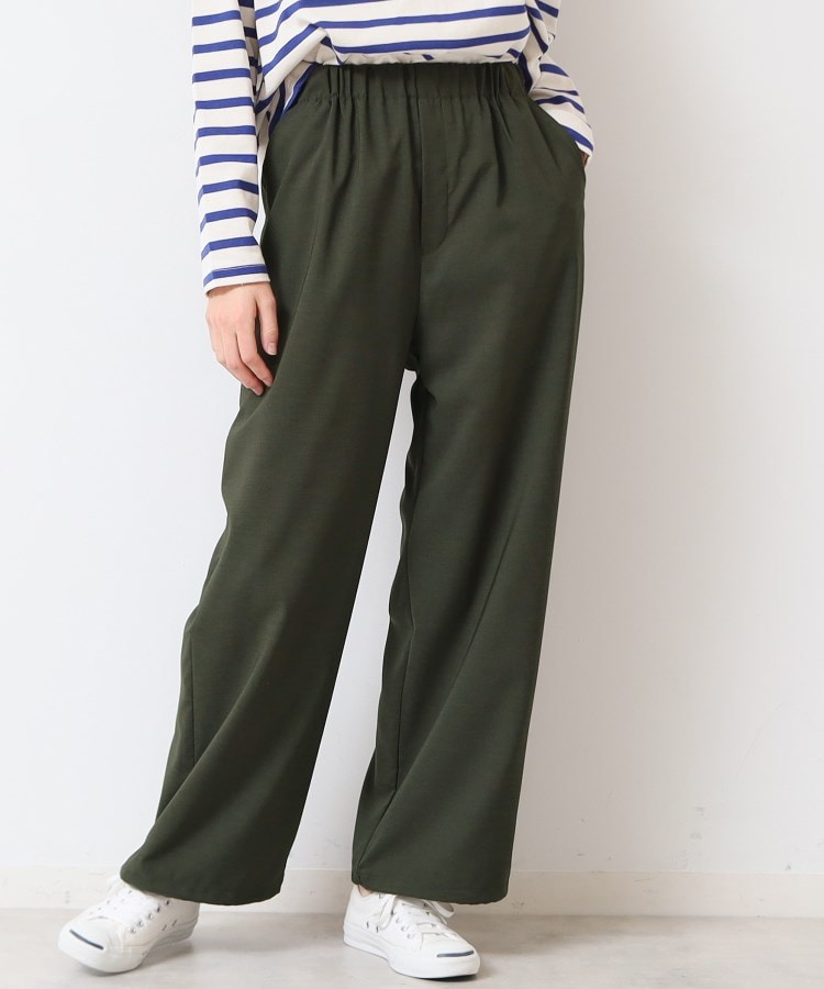 デッサン(レディース)(Dessin(Ladies))の【ウエストゴム・洗える】裾ドロスト付きパンツ（S～L）5