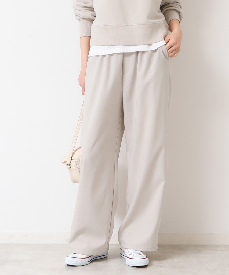 デッサン(レディース)(Dessin(Ladies))の【ウエストゴム・洗える】裾ドロスト付きパンツ（S～L）9