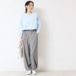 デッサン(レディース)(Dessin(Ladies))の【ウエストゴム・洗える】裾ドロスト付きパンツ（S～L）2