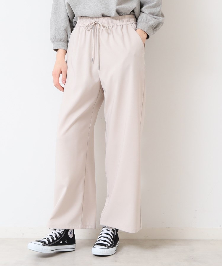 デッサン(レディース)(Dessin(Ladies))の【ウエストゴム・洗える】ドロストリラックスパンツ（XS～L）9