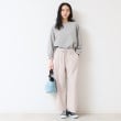デッサン(レディース)(Dessin(Ladies))の【ウエストゴム・洗える】ドロストリラックスパンツ（XS～L）10