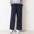 デッサン(レディース)(Dessin(Ladies))の【ウエストゴム・洗える】ドロストリラックスパンツ（XS～L） ネイビー(094)