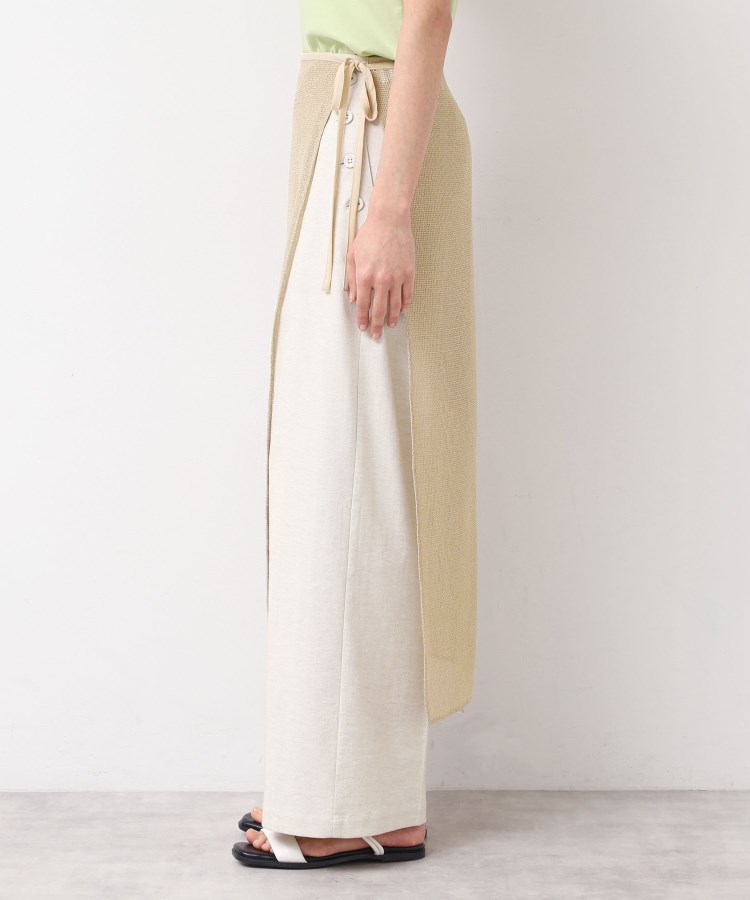 デッサン(レディース)(Dessin(Ladies))の【洗える】ラメ入りメッシュ巻きスカート10