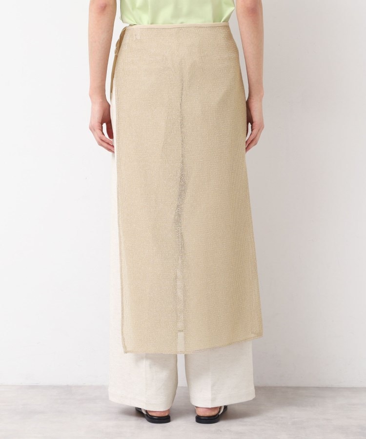 デッサン(レディース)(Dessin(Ladies))の【洗える】ラメ入りメッシュ巻きスカート11