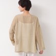 デッサン(レディース)(Dessin(Ladies))の【前後2WAY・洗える】ラメ入りオーバーサイズメッシュブラウス18