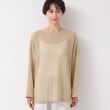 デッサン(レディース)(Dessin(Ladies))の【前後2WAY・洗える】ラメ入りオーバーサイズメッシュブラウス22