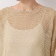 デッサン(レディース)(Dessin(Ladies))の【前後2WAY・洗える】ラメ入りオーバーサイズメッシュブラウス25