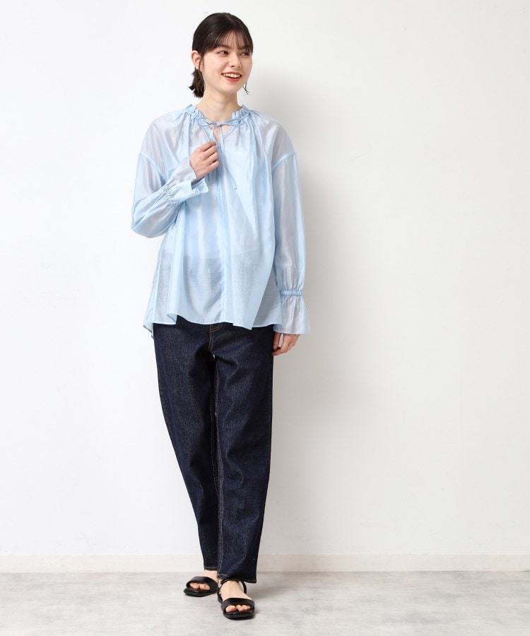 デッサン(レディース)(Dessin(Ladies))の【洗える】フリルリボンブラウス11