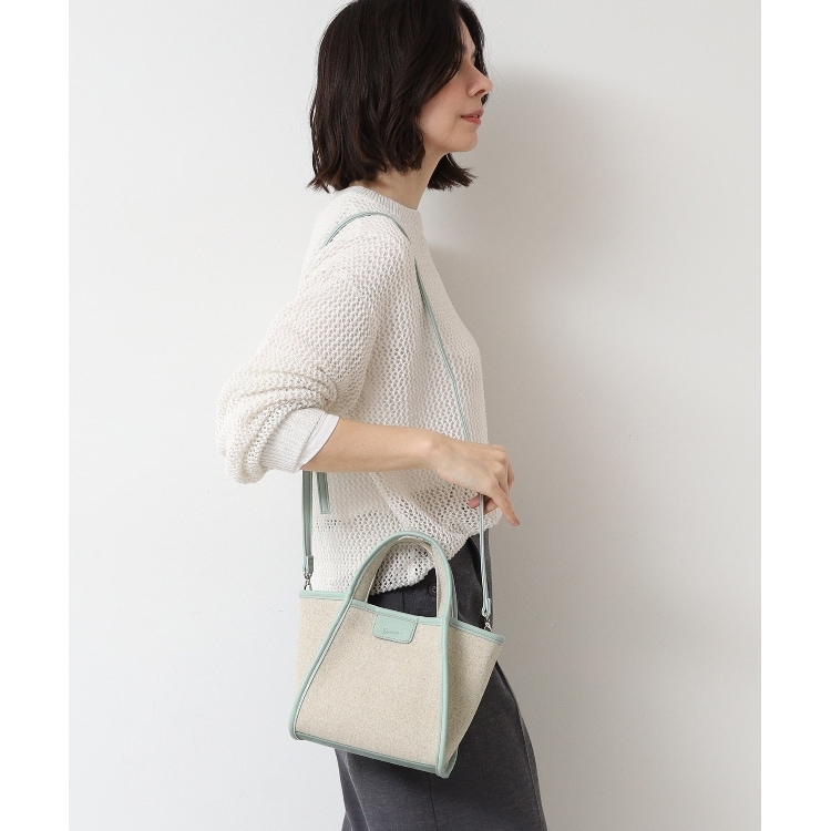 デッサン(レディース)(Dessin(Ladies))の2WAYパイピングトートS トートバッグ