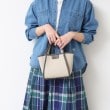 デッサン(レディース)(Dessin(Ladies))の2WAYパイピングトートS チャコールグレー(514)