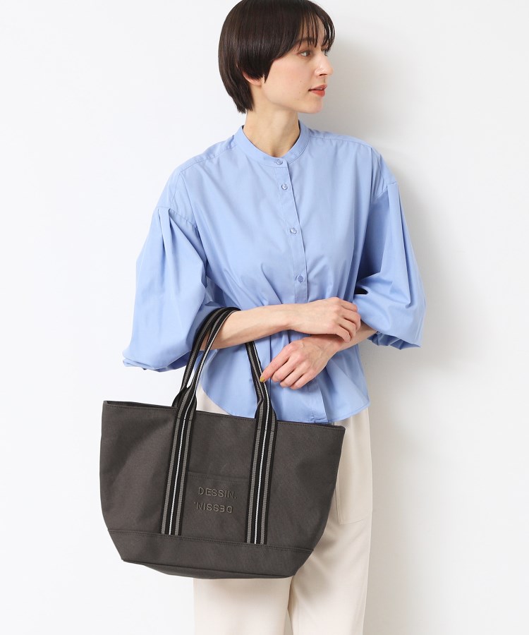 デッサン(レディース)(Dessin(Ladies))の【軽量・A4収納可】テープトートバッグM ブラウン(044)