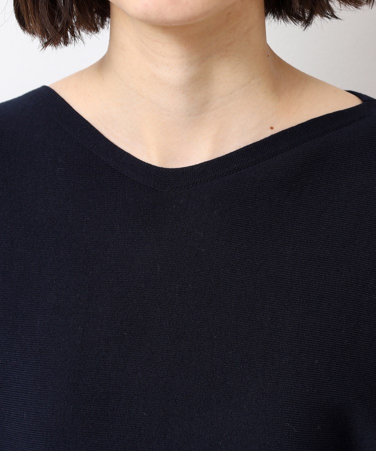 デッサン(レディース)(Dessin(Ladies))の【選べる7色展開・洗える】後ろボタンニットプルオーバー七分袖（XS～L）38
