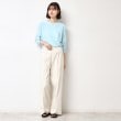 デッサン(レディース)(Dessin(Ladies))の【選べる7色展開・洗える】後ろボタンニットプルオーバー七分袖（XS～L）12