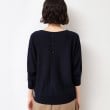 デッサン(レディース)(Dessin(Ladies))の【選べる7色展開・洗える】後ろボタンニットプルオーバー七分袖（XS～L）37