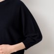 デッサン(レディース)(Dessin(Ladies))の【選べる7色展開・洗える】後ろボタンニットプルオーバー七分袖（XS～L）39