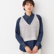 デッサン(レディース)(Dessin(Ladies))の【洗える】リネンニットキャミソール1