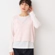 デッサン(レディース)(Dessin(Ladies))の【洗える】リネンニットキャミソール ライトピンク(070)