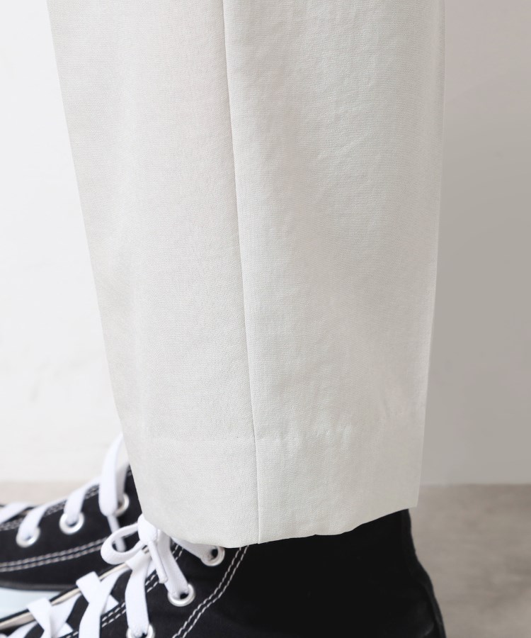 デッサン(レディース)(Dessin(Ladies))の【ウエストゴム・洗える】センターライン入りテーパードパンツ（XS～L）29