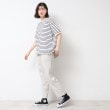 デッサン(レディース)(Dessin(Ladies))の【ウエストゴム・洗える】センターライン入りテーパードパンツ（XS～L）12