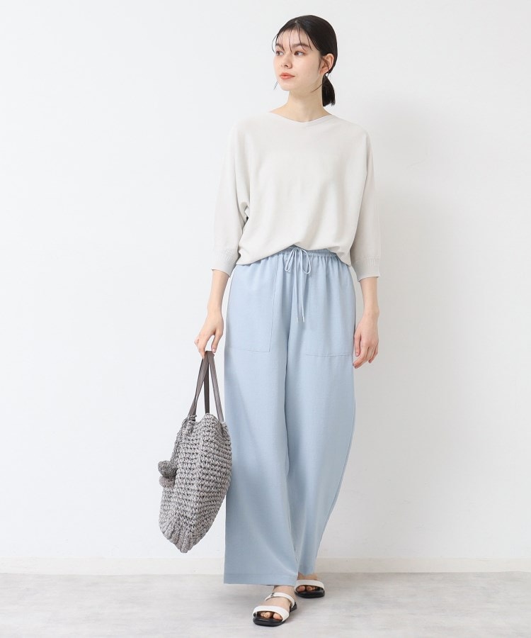 デッサン(レディース)(Dessin(Ladies))の【ウエストゴム】アウトポケット付きパンツ（XS～L）10
