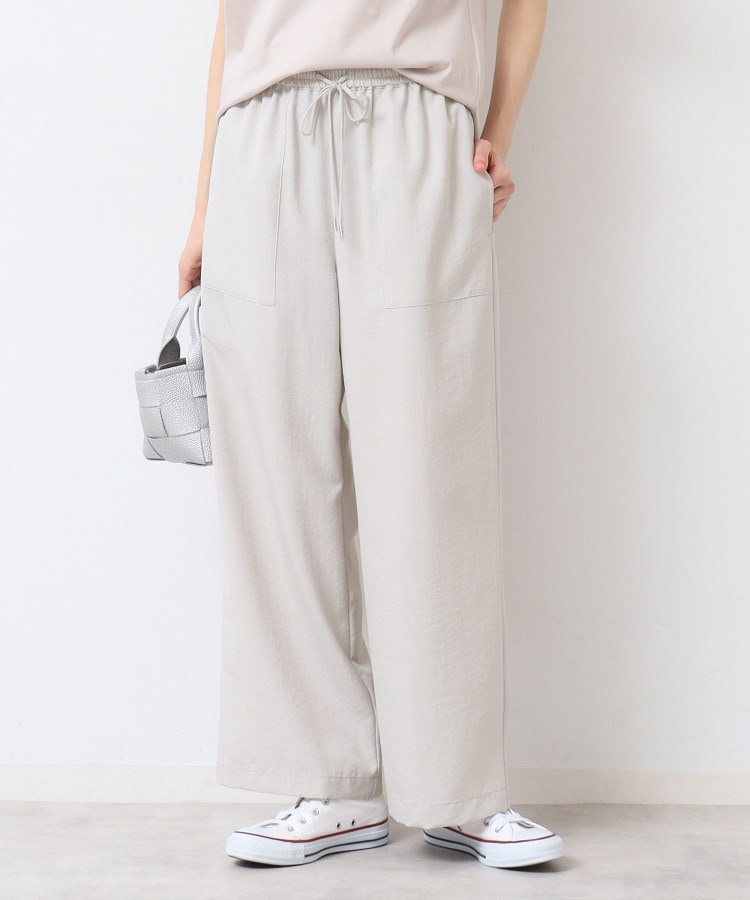 デッサン(レディース)(Dessin(Ladies))の【ウエストゴム】アウトポケット付きパンツ（XS～L） グレージュ(050)