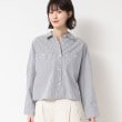 デッサン(レディース)(Dessin(Ladies))の【洗える・4サイズ展開】ポケット付きクロップド丈シャツ（XS～L）8