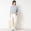 デッサン(レディース)(Dessin(Ladies))の【洗える・4サイズ展開】ポケット付きクロップド丈シャツ（XS～L）10