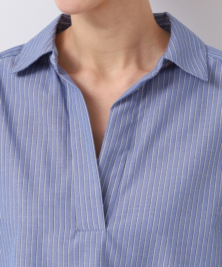 デッサン(レディース)(Dessin(Ladies))の【洗える・4サイズ展開】スキッパーシャツブラウス（XS～L）16
