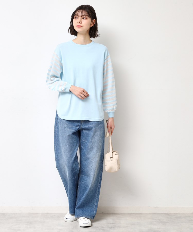 デッサン(レディース)(Dessin(Ladies))の【洗える】スリーブボーダーニット（S～L）7
