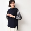 デッサン(レディース)(Dessin(Ladies))の【洗える】スリーブボーダーニット（S～L）10