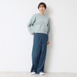 デッサン(レディース)(Dessin(Ladies))の【洗える】パール調付きクロップド丈ニット（S～L）6