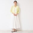 デッサン(レディース)(Dessin(Ladies))の【洗える】チェック柄シアークルーネックカーディガン11