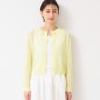 デッサン(レディース)(Dessin(Ladies))の【洗える】チェック柄シアークルーネックカーディガン13