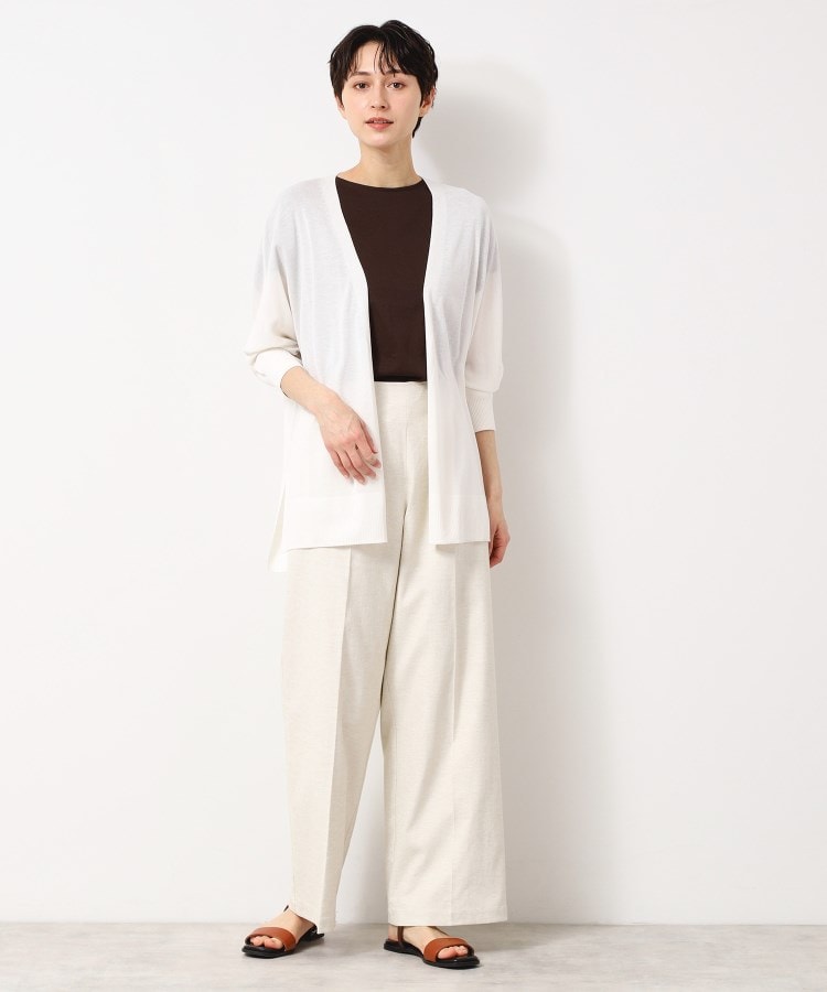 デッサン(レディース)(Dessin(Ladies))の【接触冷感・洗える】ドルマンスリーブひんやりカーディガン（S～L）3