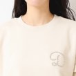 デッサン(レディース)(Dessin(Ladies))の【洗える】スタッズDマーク付きクロップド丈スウェット16
