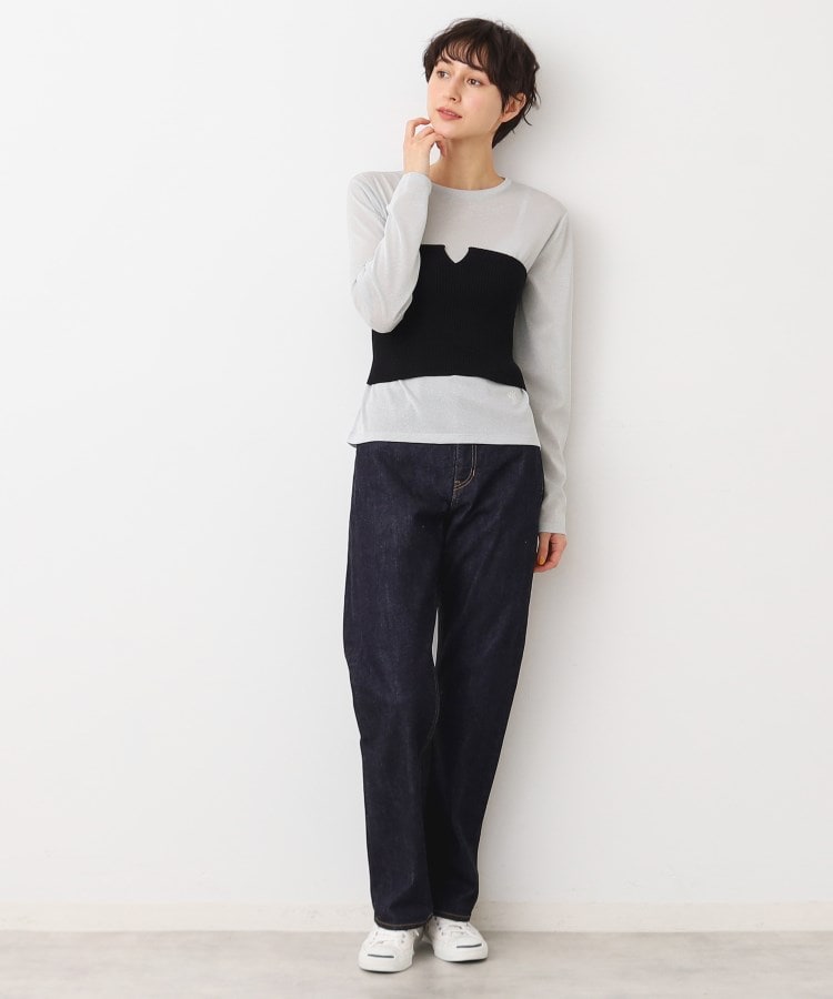 デッサン(レディース)(Dessin(Ladies))の【洗える】シアーカットソー3