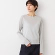 デッサン(レディース)(Dessin(Ladies))の【洗える】シアーカットソー ライトグレー(011)