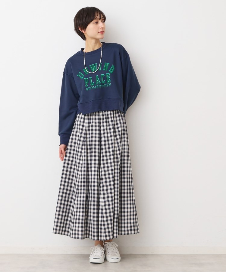 デッサン(レディース)(Dessin(Ladies))の【洗える】チュールレイヤードスウェット（S～L）11