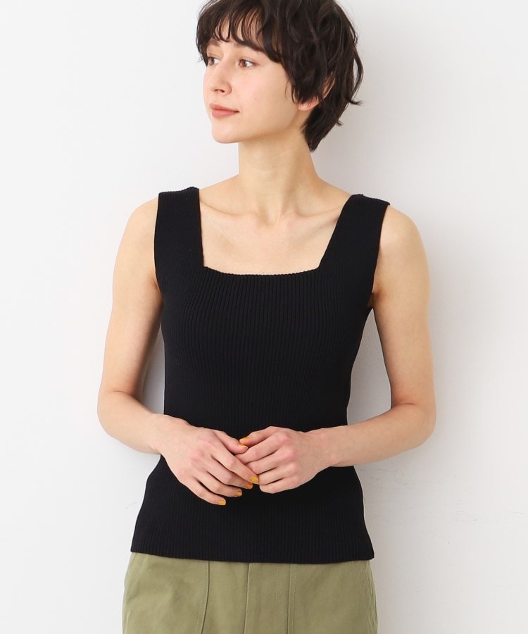 デッサン(レディース)(Dessin(Ladies))の【洗える】ニットリブタンクトップ5