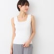 デッサン(レディース)(Dessin(Ladies))の【洗える】ニットリブタンクトップ1