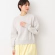デッサン(レディース)(Dessin(Ladies))の【春SALE・洗える】ロゴ刺繍ジャカードニット（XS～L）1