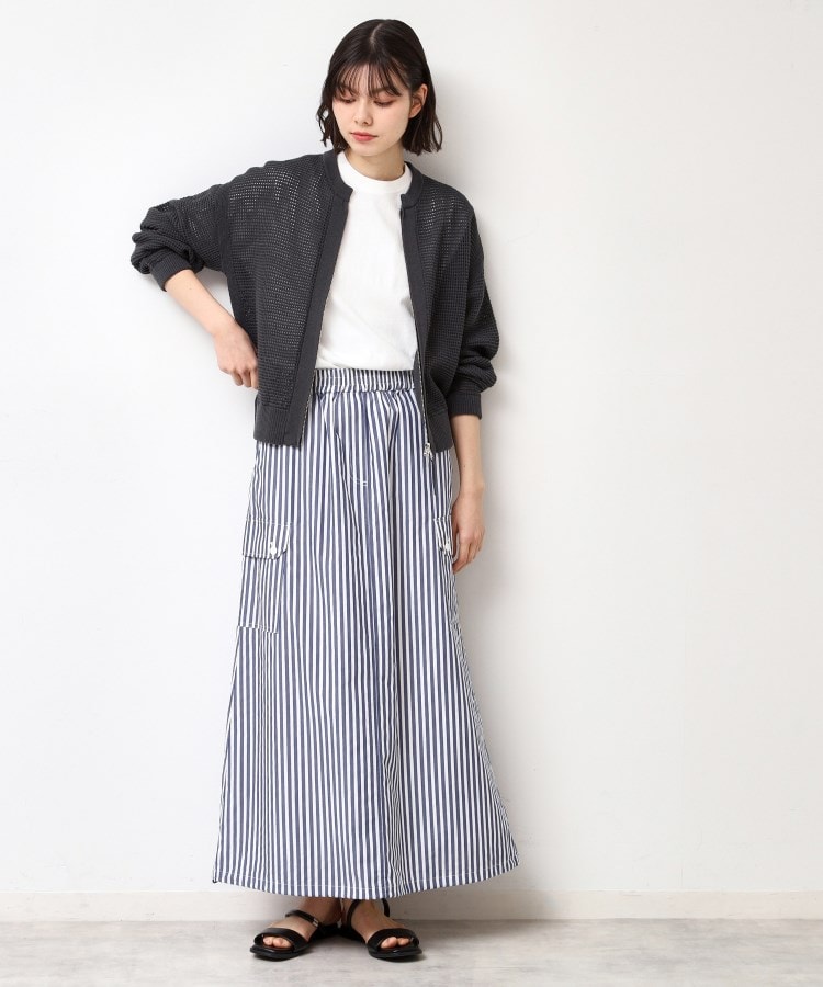 デッサン(レディース)(Dessin(Ladies))の【セットアップ可能・洗える】コットンメッシュブルゾン6