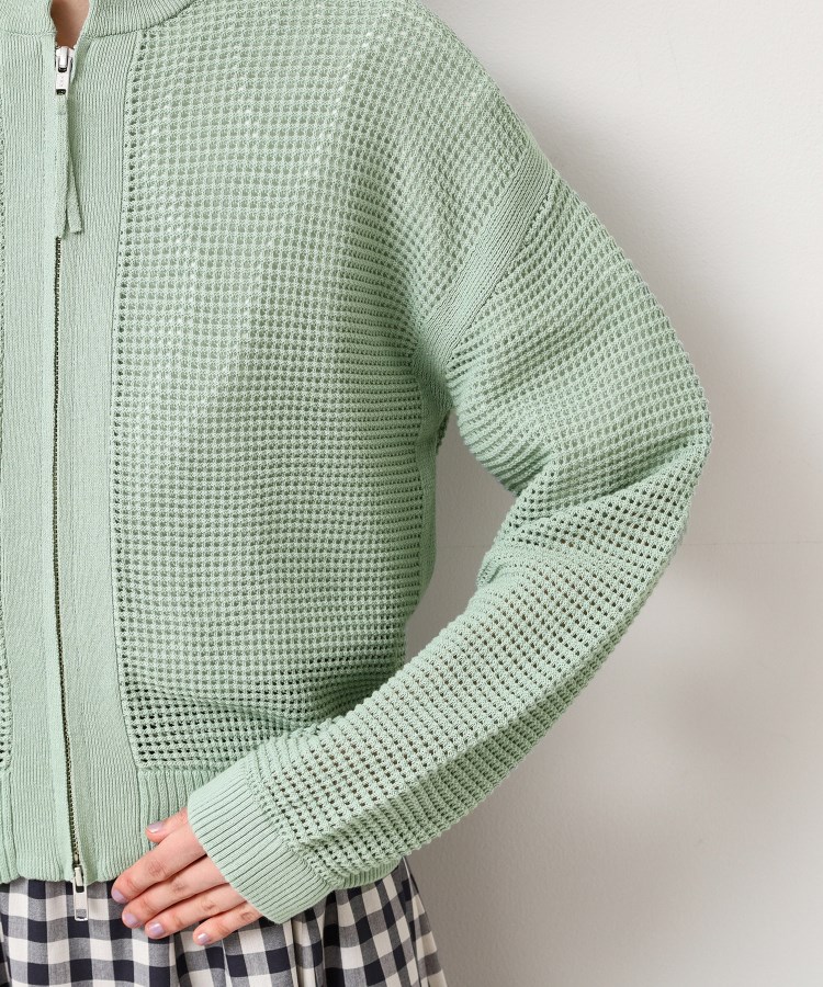 デッサン(レディース)(Dessin(Ladies))の【セットアップ可能・洗える】コットンメッシュブルゾン18