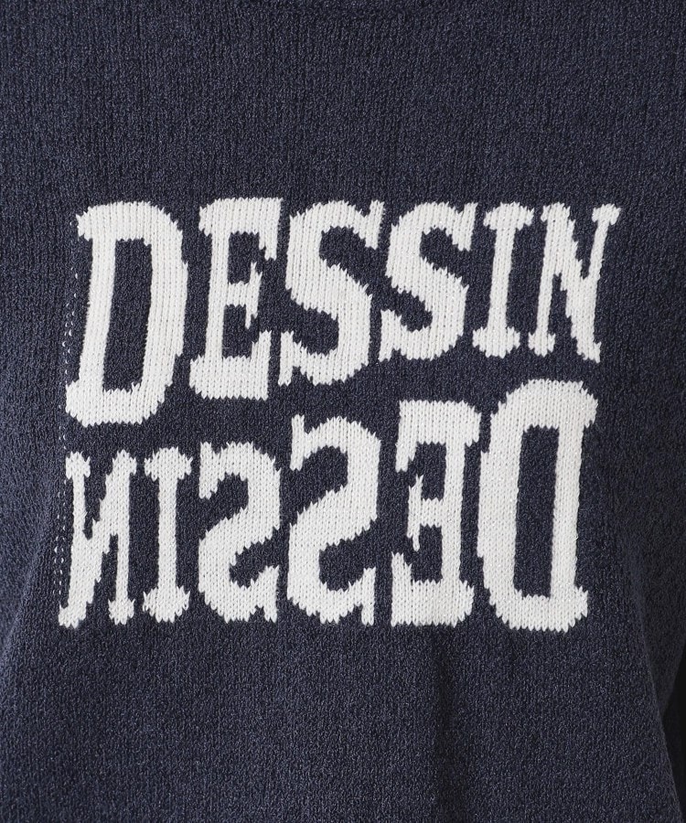 デッサン(レディース)(Dessin(Ladies))の【洗える】ロゴジャカード半袖ニット（S～L）16