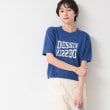 デッサン(レディース)(Dessin(Ladies))の【洗える】ロゴジャカード半袖ニット（S～L） ブルー(092)