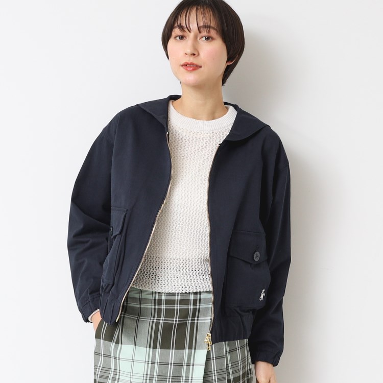 デッサン(レディース)(Dessin(Ladies))の【洗える】セーラーカラージップジャケット ブルゾン/ジャンバー