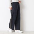 デッサン(レディース)(Dessin(Ladies))の【洗える】サイドライン入りワイドパンツ（S～L） ネイビー(094)