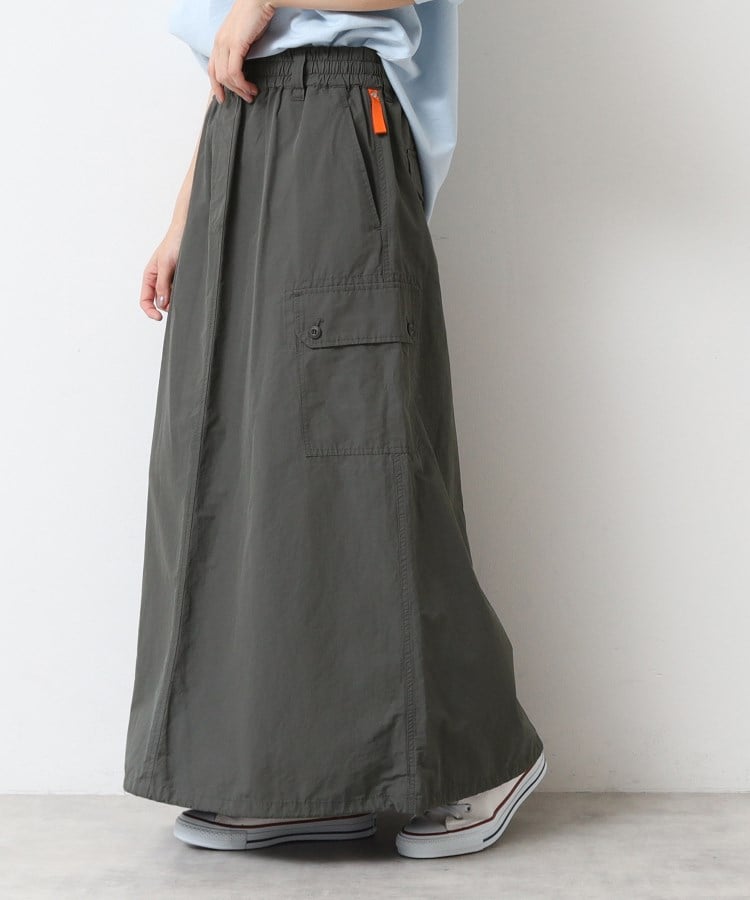 デッサン(レディース)(Dessin(Ladies))の【洗える・ウエストゴム】スピンドル付カーゴスカート1