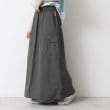デッサン(レディース)(Dessin(Ladies))の【洗える・ウエストゴム】スピンドル付カーゴスカート1