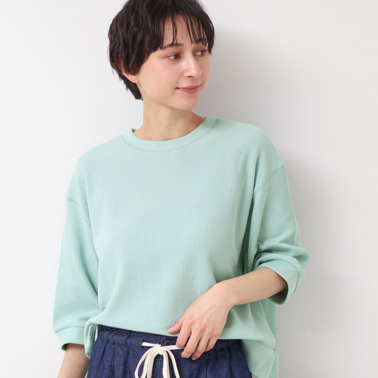 デッサン(レディース)(Dessin(Ladies))の【洗える】クルーネックカットソー カットソー
